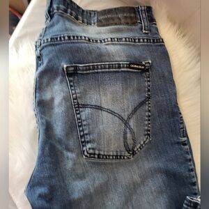 Calvin Klein Men's Blue Jeans, Size 34 X 32